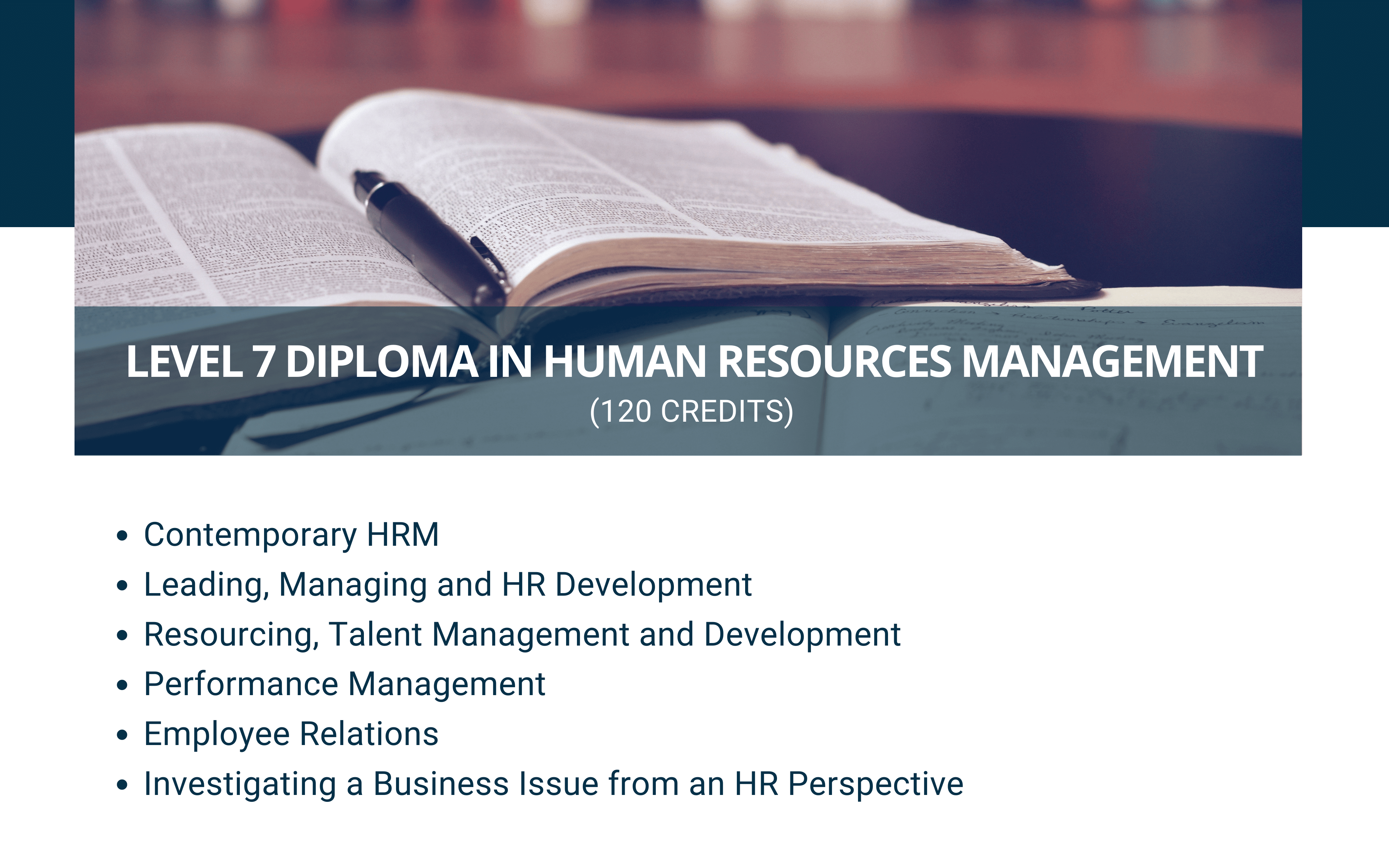 Level 7 Diploma in human Resources Management