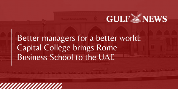 Gulf News - Better Managers for a better world